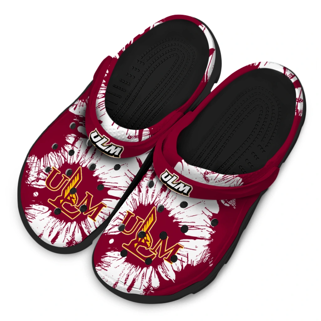 louisiana-monroe-warhawks-splatter-graphics-clogs-latest-model
