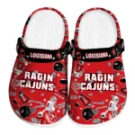 louisiana-ragin-cajuns-football-icons-clogs-best-selling