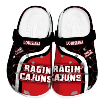 Louisiana Ragin' Cajuns Hexagon Grid Clogs