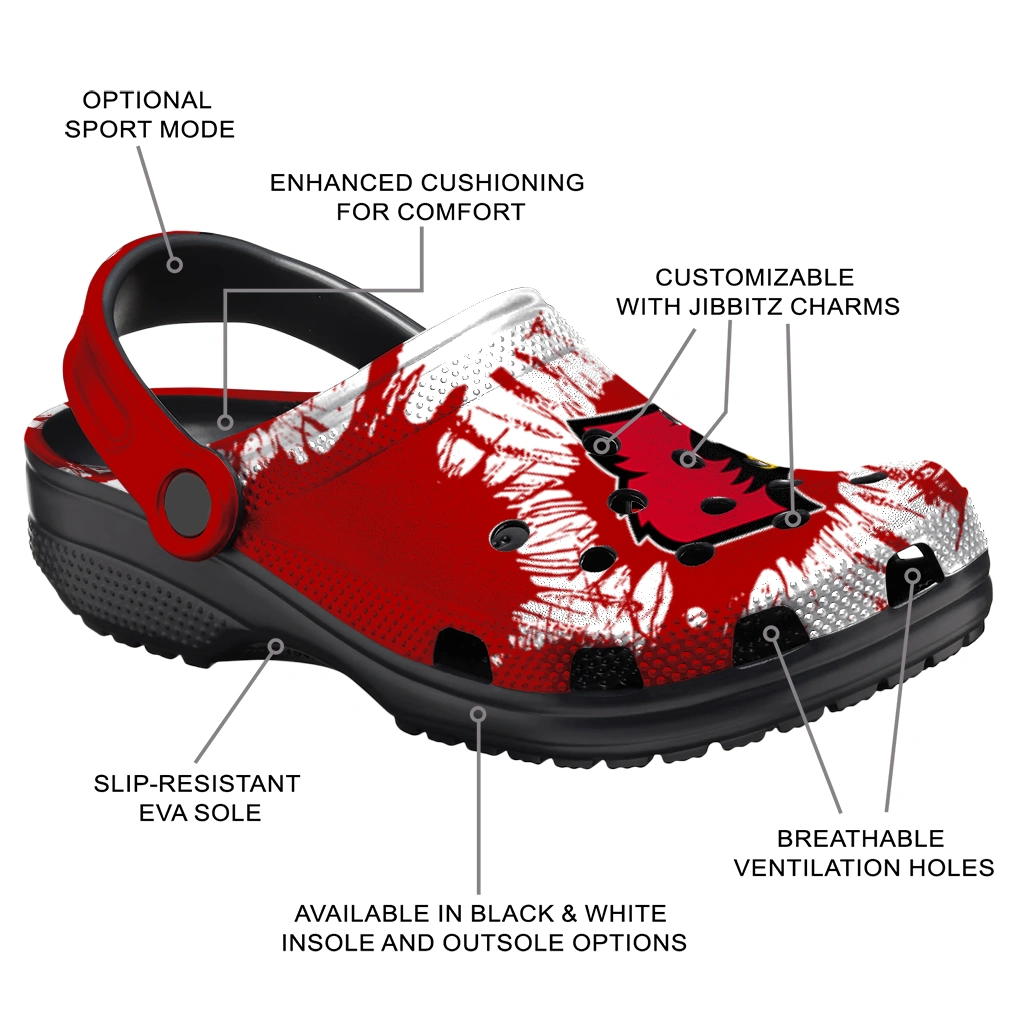 louisville-cardinals-splatter-graphics-clogs-new-arrival