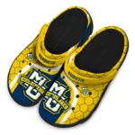 marquette-golden-eagles-hexagon-grid-clogs-best-selling