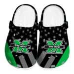 marshall-thundering-herd-stellar-stripes-theme-clogs-best-selling