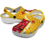 maryland-terrapins-hexagon-grid-clogs-best-selling
