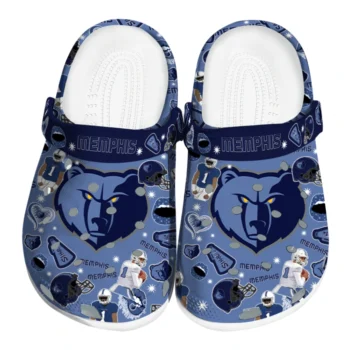 Memphis Grizzlies Football Icons Clogs