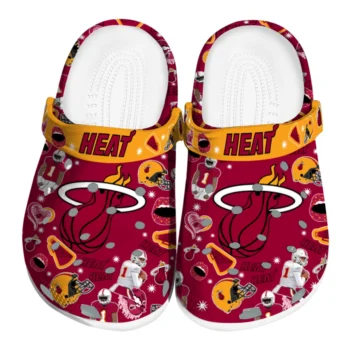 Miami Heat Football Icons Clogs