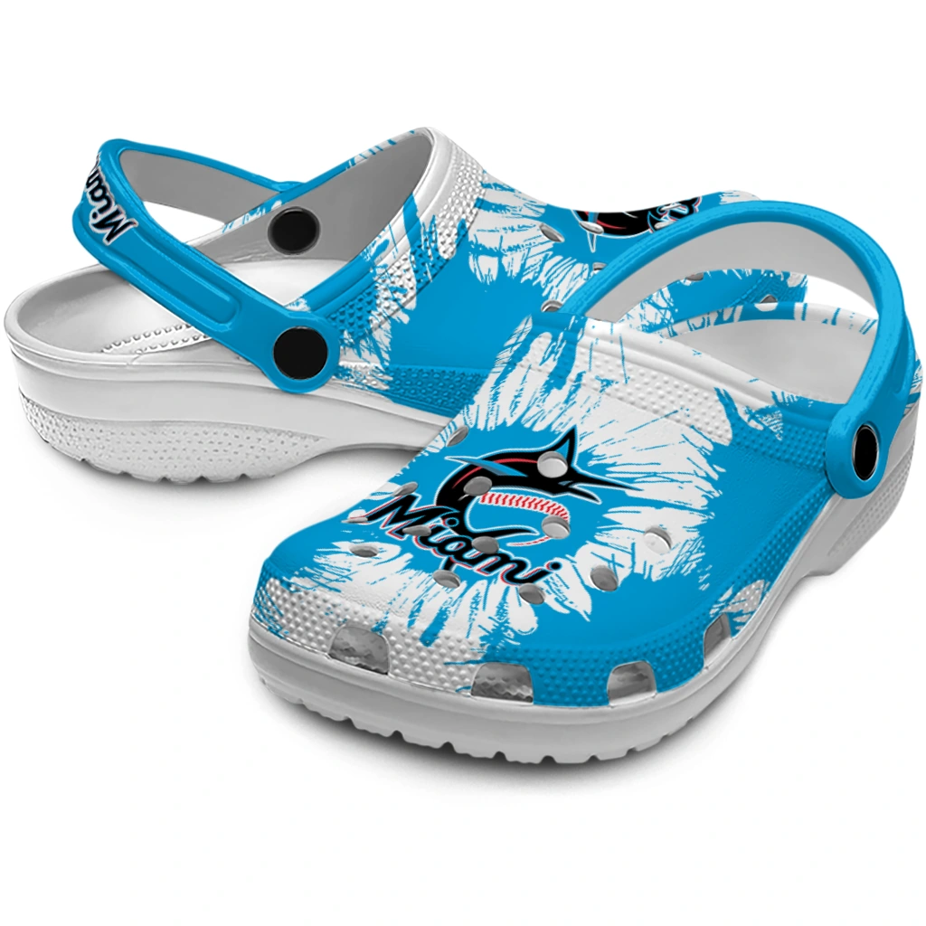 miami-marlins-splatter-graphics-clogs-high-quality