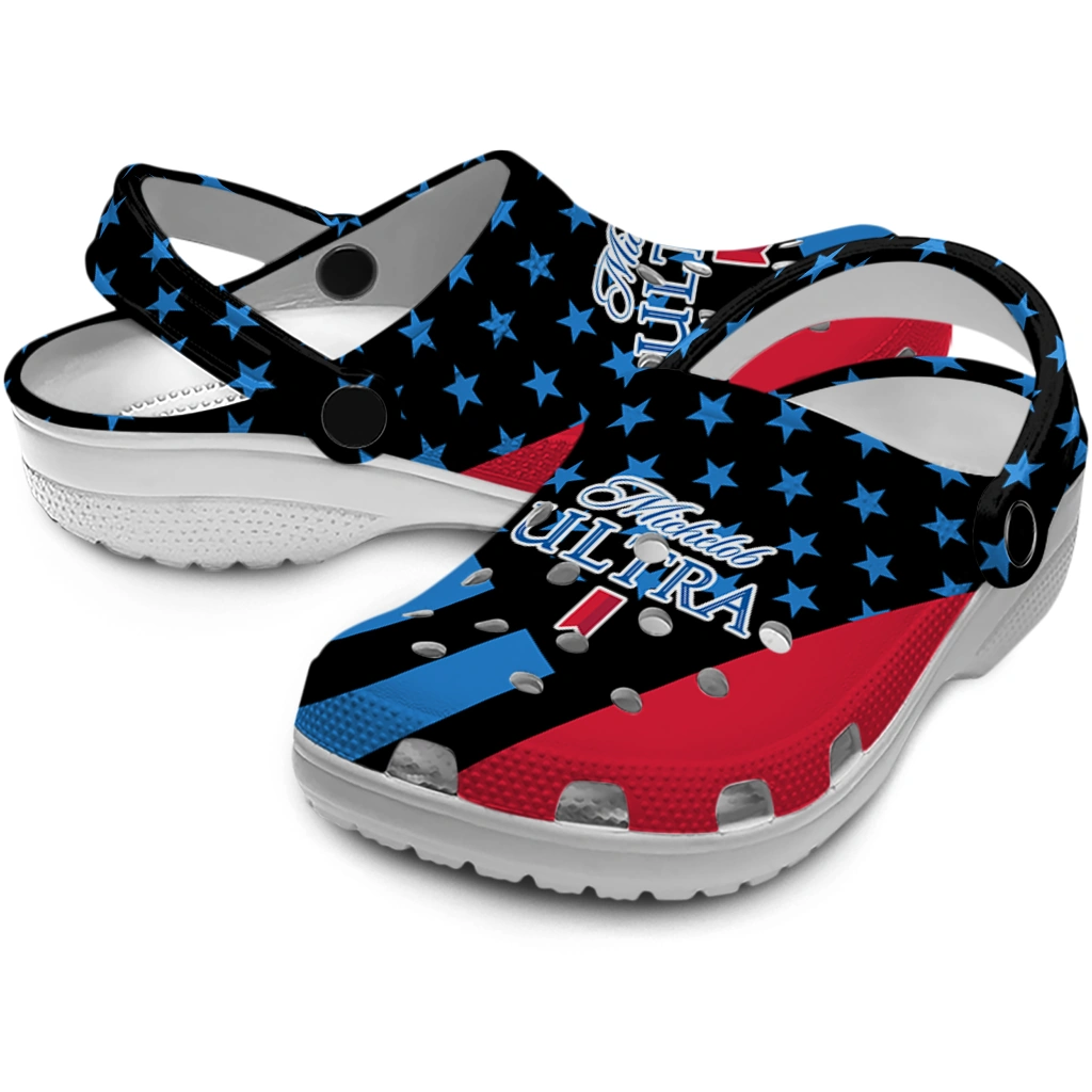 michelob-ultra-stars-scatter-black-blue-clogs-high-quality-hey-clogs.webp