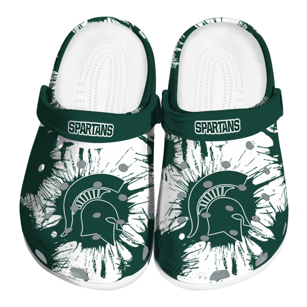 michigan-state-spartans-splatter-graphics-clogs-best-selling michigan state spartans splatter graphics clogs best selling