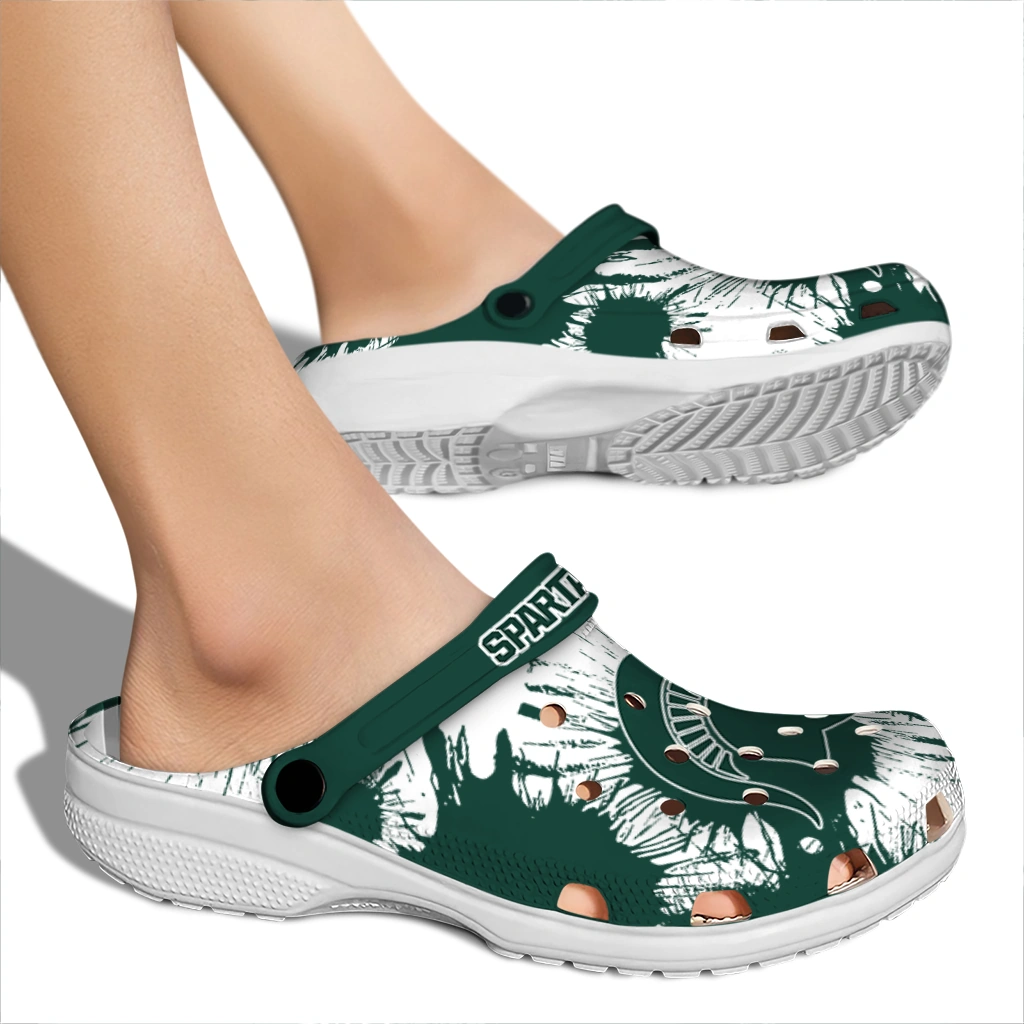 michigan-state-spartans-splatter-graphics-clogs-fashion-forward