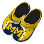 michigan-wolverines-hexagon-grid-clogs-best-selling