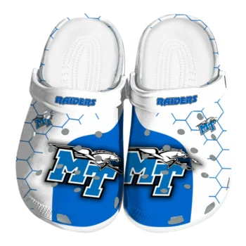 Middle Tennessee Blue Raiders Hexagon Grid Clogs