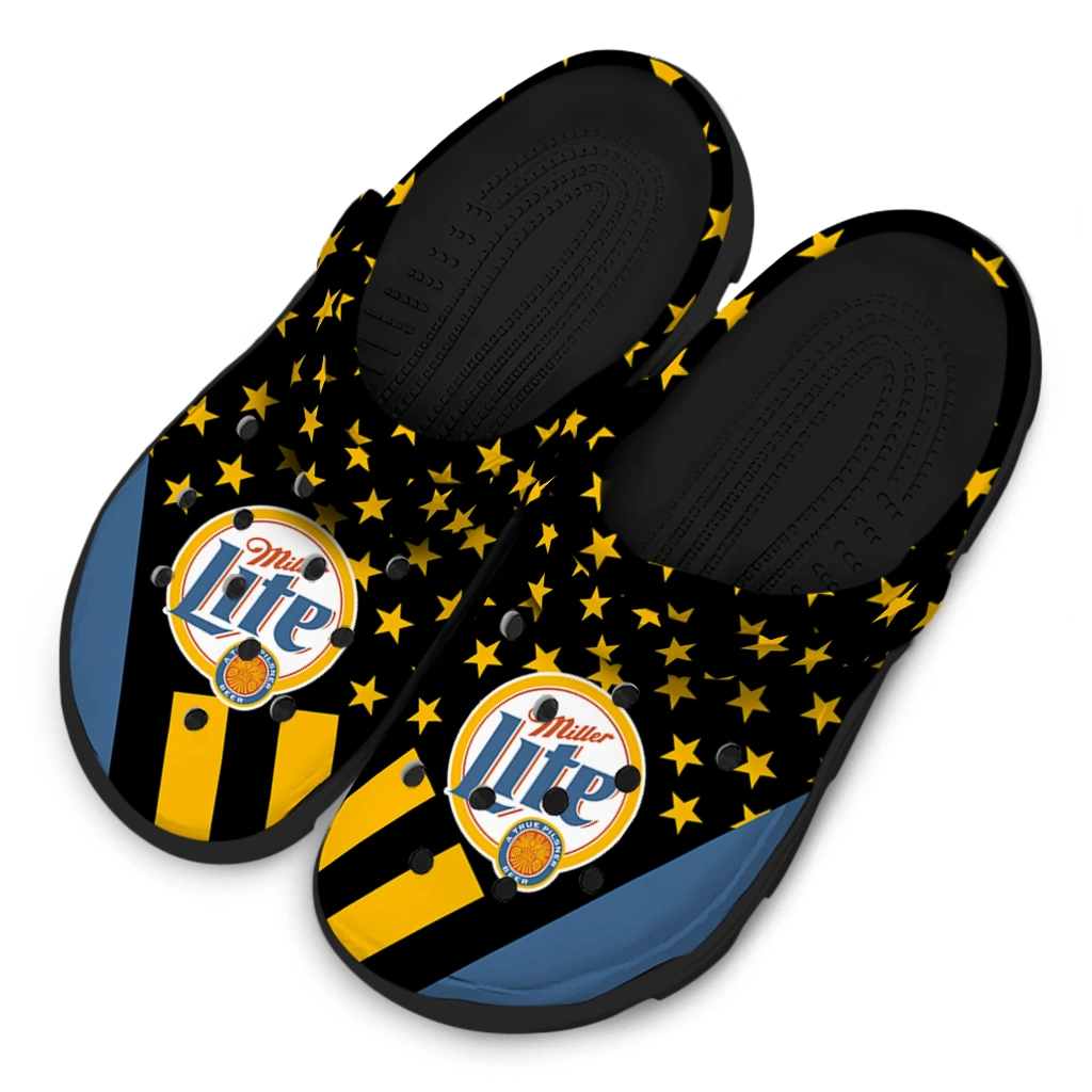 miller-lite-star-parade-black-yellow-clogs-latest-model-hey-clogs.webp