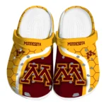 minnesota-golden-gophers-hexagon-grid-clogs-best-selling
