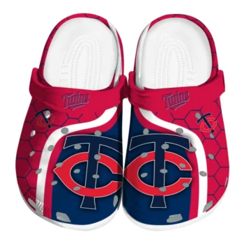Minnesota Twins Hexagon Grid Clogs