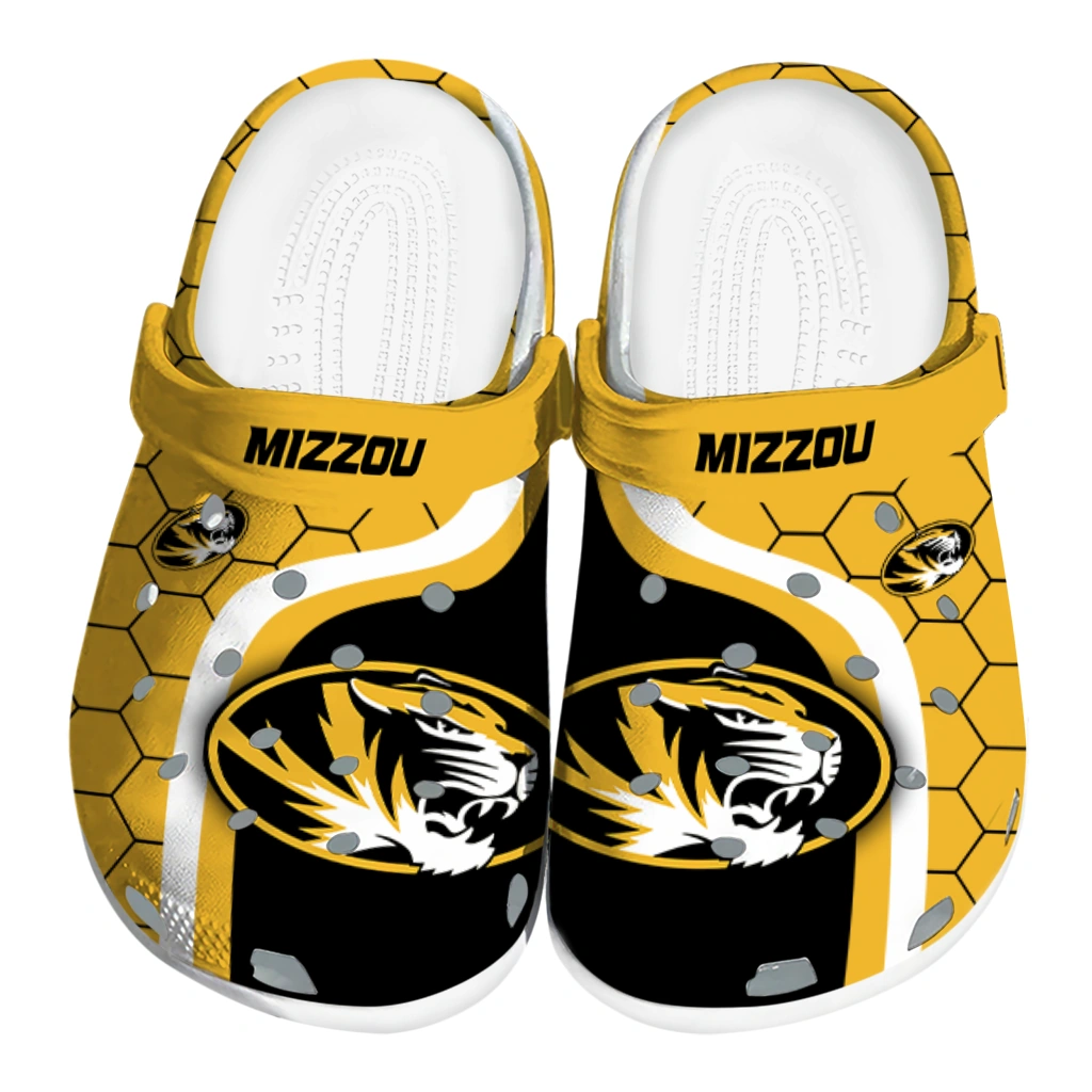 missouri-tigers-hexagon-grid-clogs-best-selling missouri tigers hexagon grid clogs best selling