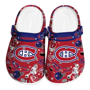Montreal Canadiens Football Icons Clogs