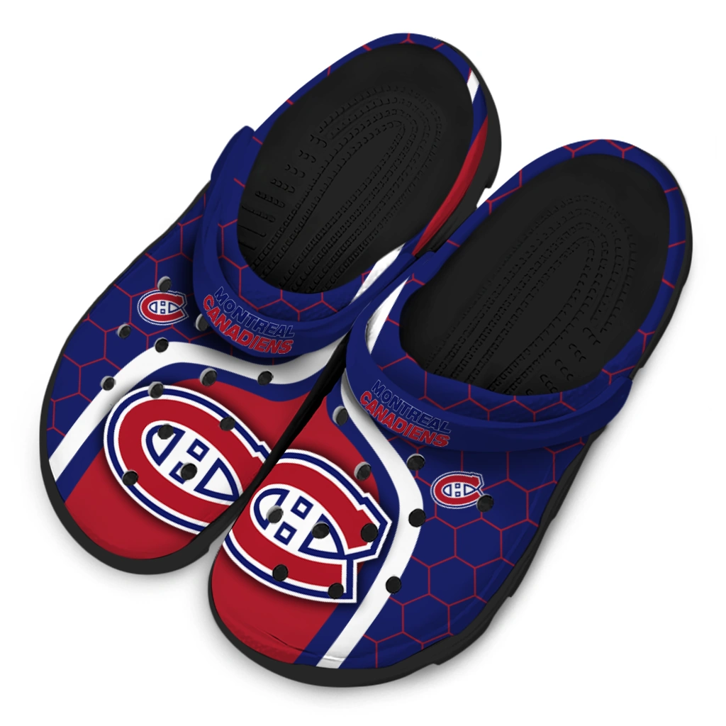 Montreal Canadiens Hexagon Grid Clogs - Image 4