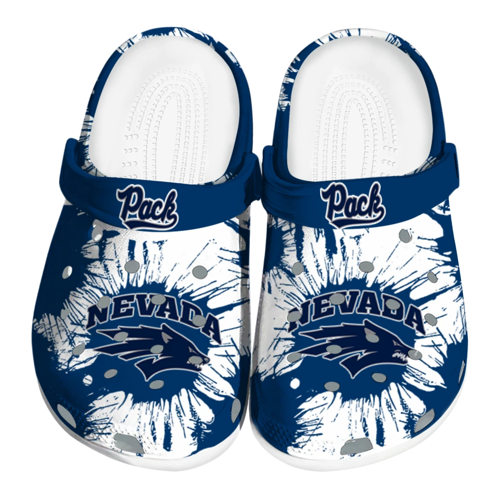 nevada-wolf-pack-splatter-graphics-clogs-best-selling nevada wolf pack splatter graphics clogs best selling