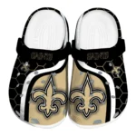 new-orleans-saints-hexagon-grid-clogs-best-selling