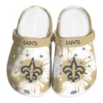 new-orleans-saints-splatter-graphics-clogs-best-selling