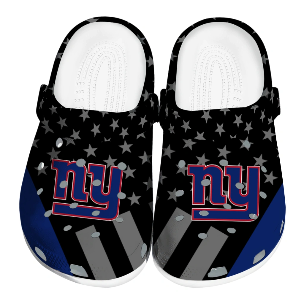 new-york-giants-stellar-stripes-theme-clogs-best-selling new york giants stellar stripes theme clogs best selling