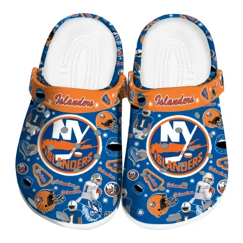 New York Islanders Football Icons Clogs