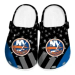 new-york-islanders-stellar-stripes-theme-clogs-best-selling