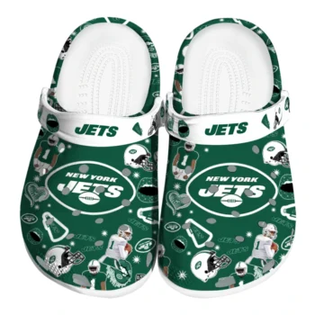 New York Jets Football Icons Clogs