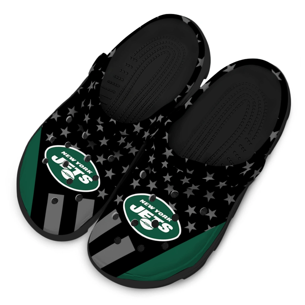 new-york-jets-stellar-stripes-theme-clogs-latest-model