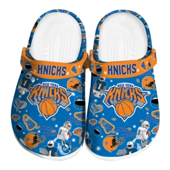 New York Knicks Football Icons Clogs