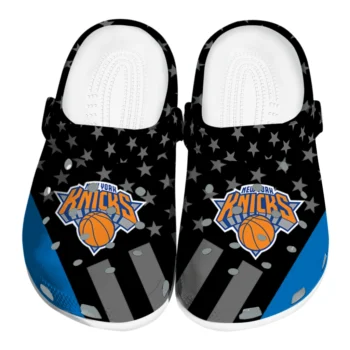New York Knicks Stellar Stripes Theme Clogs