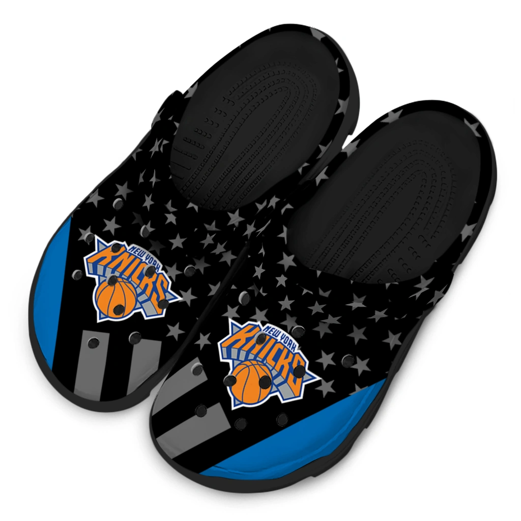 new-york-knicks-stellar-stripes-theme-clogs-latest-model