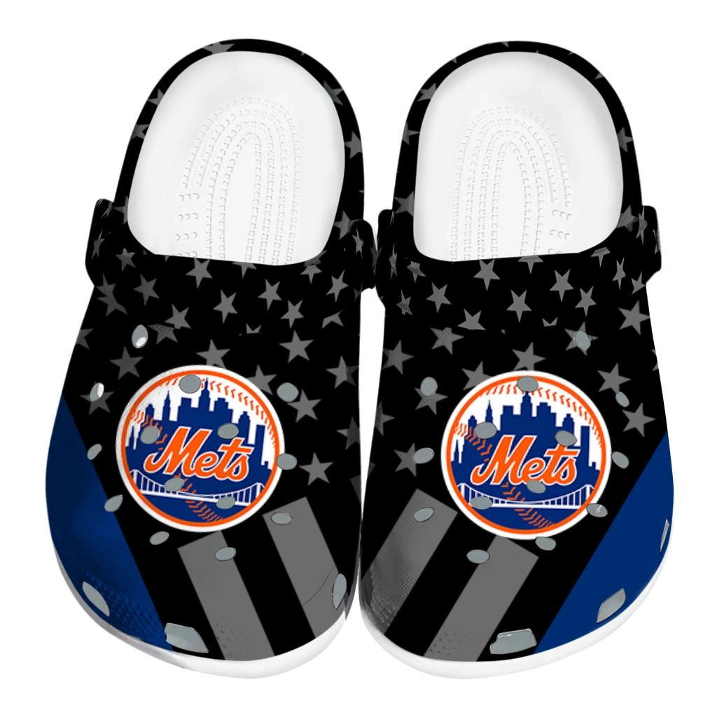 new-york-mets-stellar-stripes-theme-clogs-best-selling new york mets stellar stripes theme clogs best selling