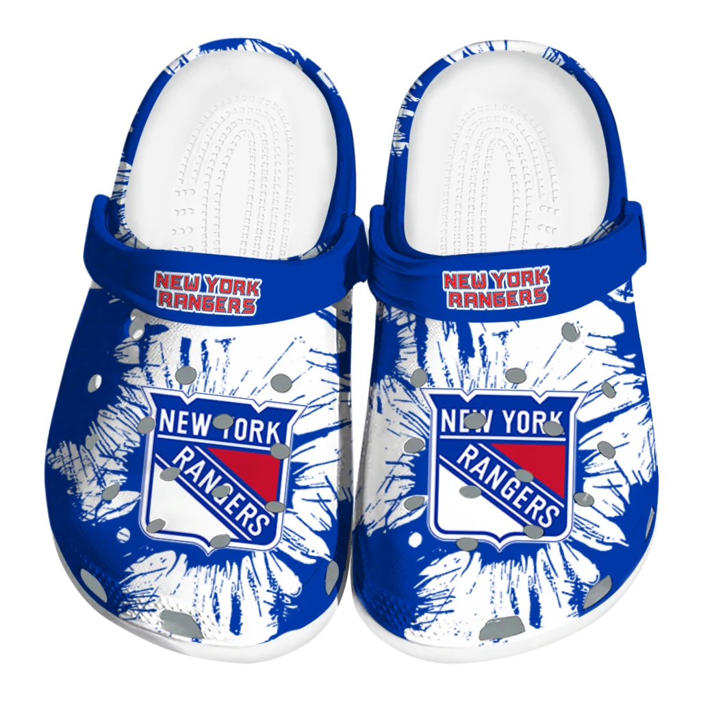 new-york-rangers-splatter-graphics-clogs-best-selling new york rangers splatter graphics clogs best selling