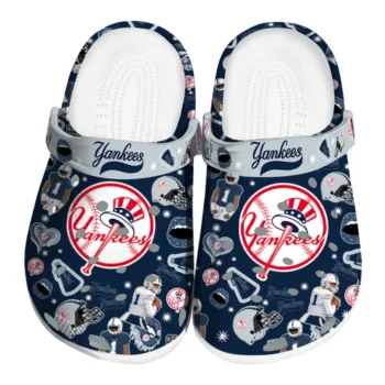 New York Yankees Football Icons Clogs