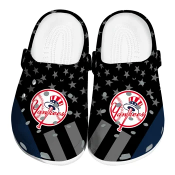 New York Yankees Stellar Stripes Theme Clogs