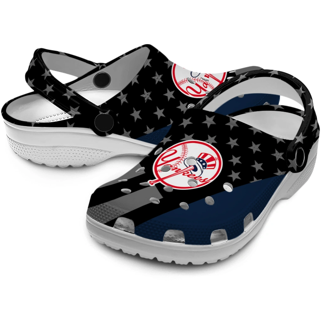 new-york-yankees-stellar-stripes-theme-clogs-high-quality