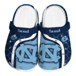 north-carolina-tar-heels-hexagon-grid-clogs-best-selling