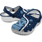north-carolina-tar-heels-hexagon-grid-clogs-best-selling