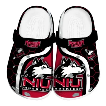 Northern Illinois Huskies Hexagon Grid Clogs