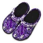 northwestern-wildcats-football-icons-clogs-best-selling