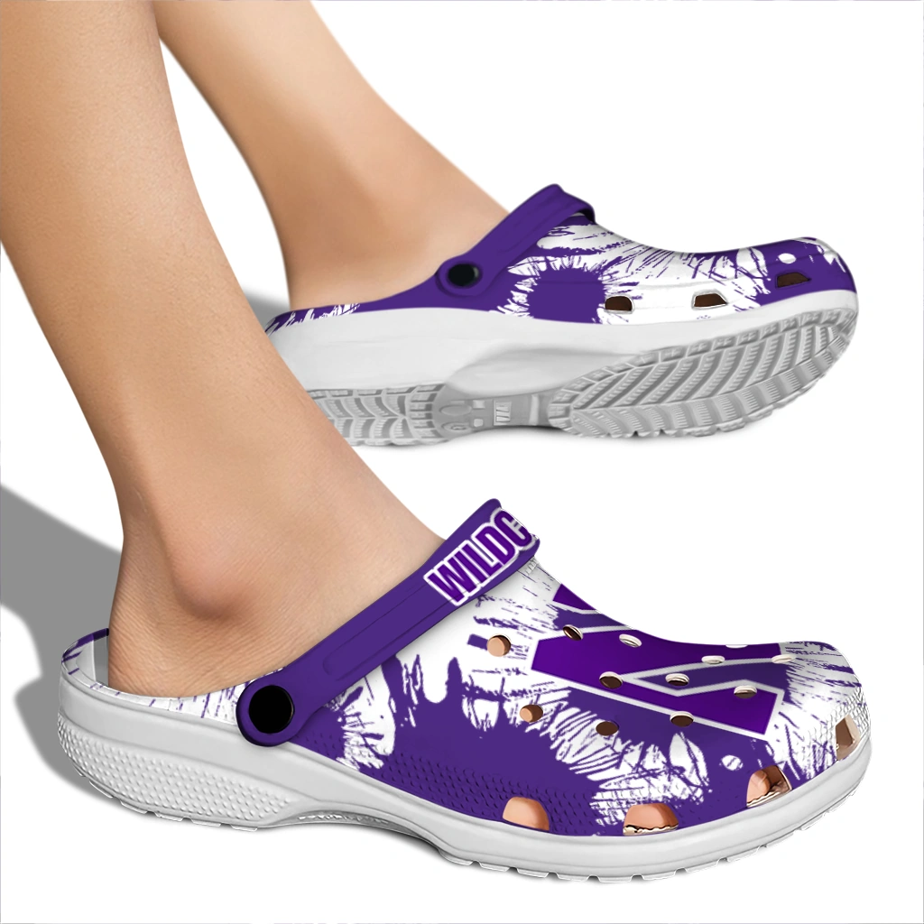 northwestern-wildcats-splatter-graphics-clogs-fashion-forward