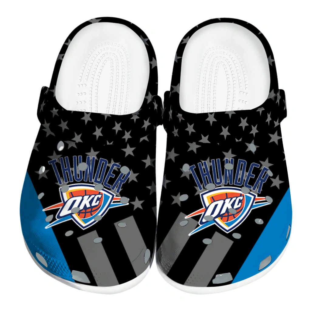 oklahoma-city-thunder-stellar-stripes-theme-clogs-best-selling oklahoma city thunder stellar stripes theme clogs best selling