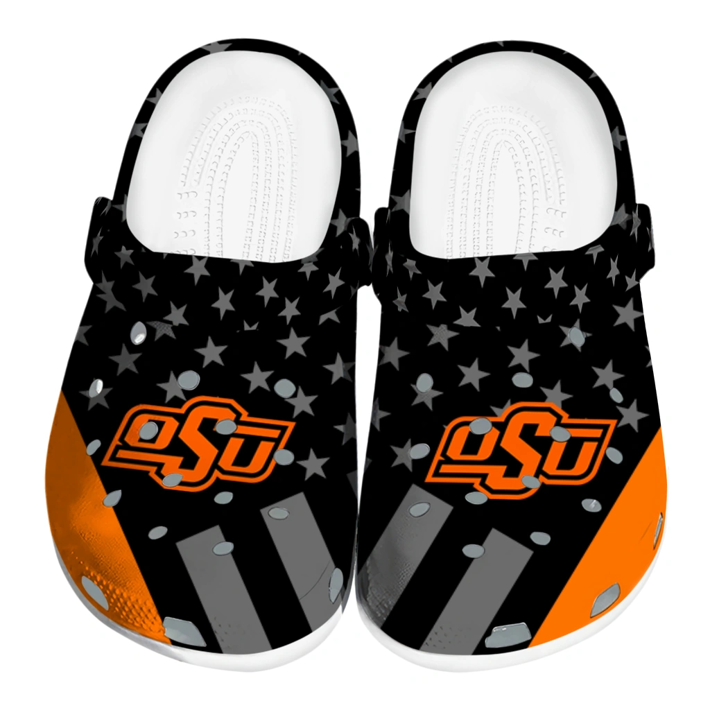 oklahoma-state-cowboys-stellar-stripes-theme-clogs-best-selling oklahoma state cowboys stellar stripes theme clogs best selling