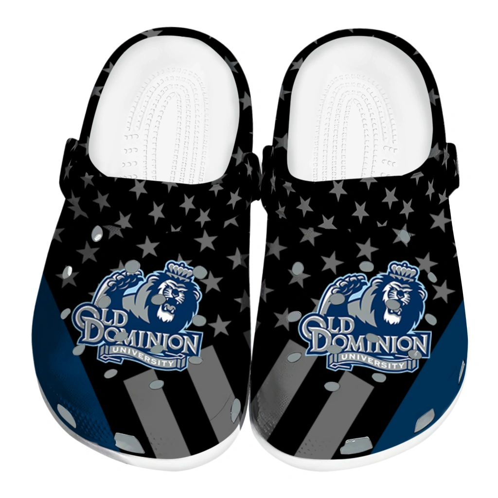 old-dominion-monarchs-stellar-stripes-theme-clogs-best-selling old dominion monarchs stellar stripes theme clogs best selling