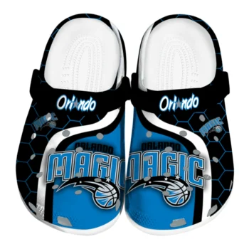 Orlando Magic Hexagon Grid Clogs