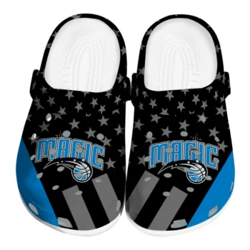Orlando Magic Stellar Stripes Theme Clogs