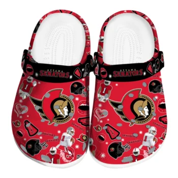 Ottawa Senators Football Icons Clogs
