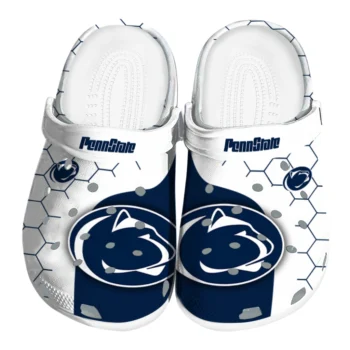 Penn State Nittany Lions Hexagon Grid Clogs