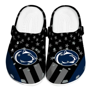 Penn State Nittany Lions Stellar Stripes Theme Clogs